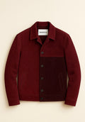 Burgundy Suede Core Jacket